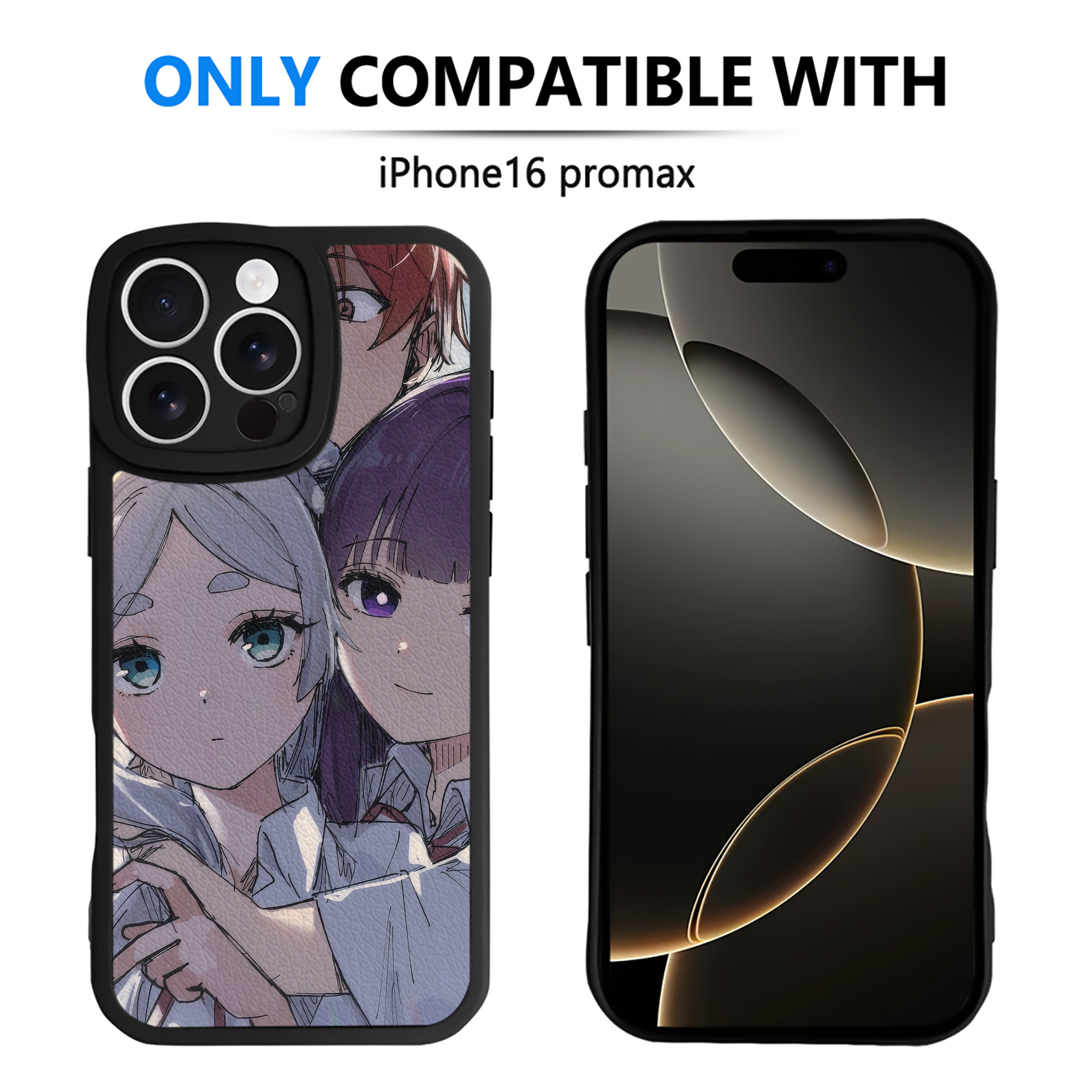 （画像用） 葬送のフリーレン Frieren 【iPhone 16シリーズ対応】シリコンスマホケース（レザー調） 材質：シリコン